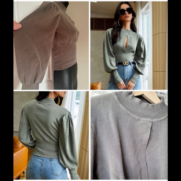 💥 Sexy balloon sleeve sweater - Picture 4 of 6